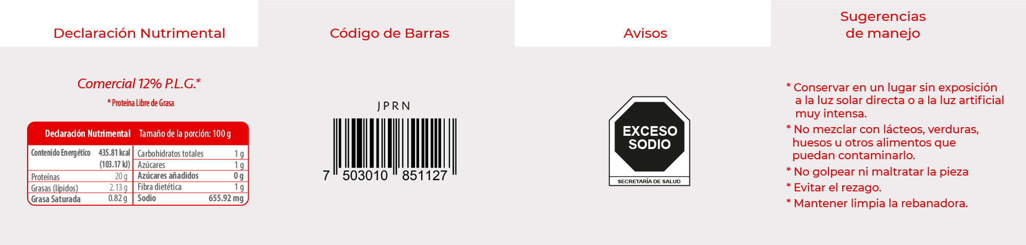 Informacion Jamón de Pierna de Cerdo Tradicional